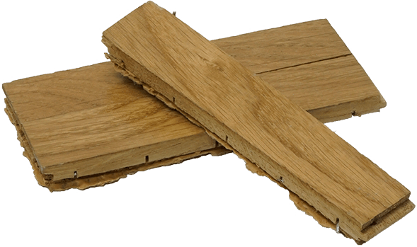 Piece of the parquet flooring, 120mm x 24mm x 5mm